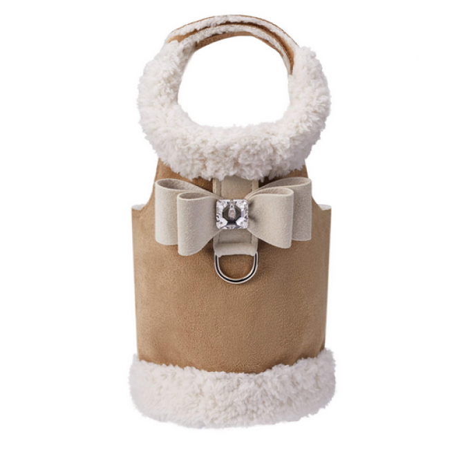 Manteau Susan Lanci Big Bow Beige