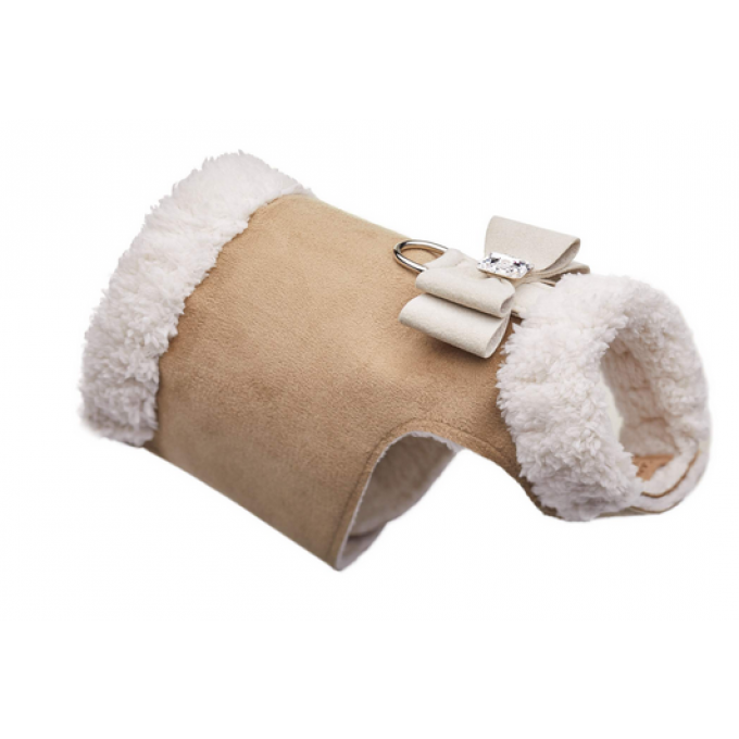 Manteau Susan Lanci Big Bow Beige